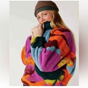 NEW WITH TAGS Free People Hit The Slopes pullover